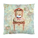 Cupcake and Chair Pillow Cover Cushion Case (Two Sides)