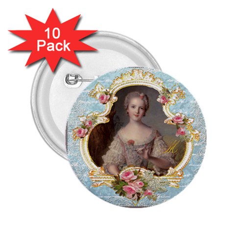 Young Marie Antoinette Portrait 2.25  Button (10 pack) from ArtsNow.com Front