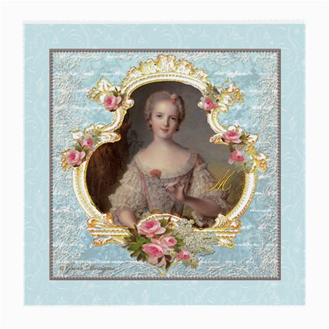Young Marie Antoinette Portrait Glasses Cloth (Medium, Two Sides) from ArtsNow.com Front