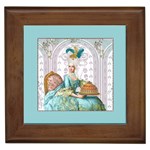 Marie Antoinette Let Them Eat Cake Framed Tile