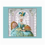 Marie Antoinette Let Them Eat Cake Glasses Cloth (Small, Two Sides)