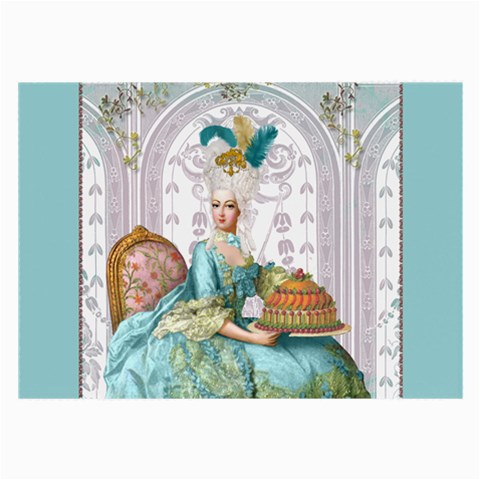 Marie Antoinette Let Them Eat Cake Glasses Cloth (Large, Two Sides) from ArtsNow.com Front
