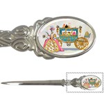 Marie And Carriage W Cakes  Squared Copy Letter Opener