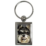 Animals Dogs Funny Dog 013643  Key Chain (Rectangle)