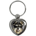 Animals Dogs Funny Dog 013643  Key Chain (Heart)