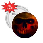 Scary Skull  2.25  Button (10 pack)