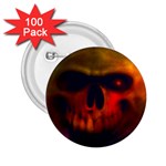 Scary Skull  2.25  Button (100 pack)