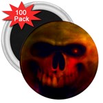 Scary Skull  3  Magnet (100 pack)