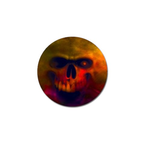 Scary Skull  Golf Ball Marker from ArtsNow.com Front