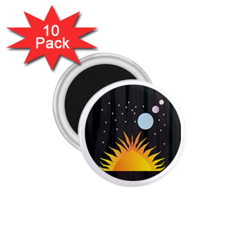 Cosmos 1.75  Magnet (10 pack)  from ArtsNow.com Front