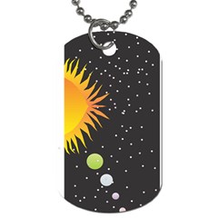 Cosmos Dog Tag (Two Sides) from ArtsNow.com Back