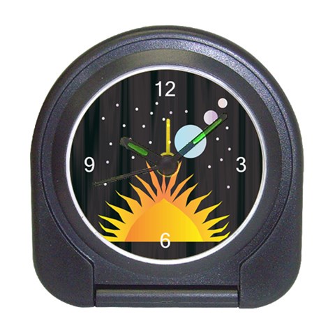 Cosmos Travel Alarm Clock from ArtsNow.com Front