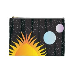 Cosmos Cosmetic Bag (Large) from ArtsNow.com Front