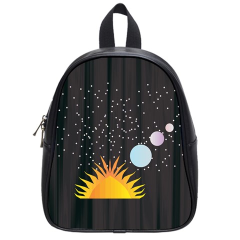 Cosmos School Bag (Small) from ArtsNow.com Front