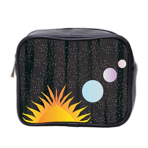 Cosmos Mini Toiletries Bag (Two Sides) from ArtsNow.com Front