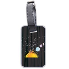 Cosmos Luggage Tag (two sides) from ArtsNow.com Front