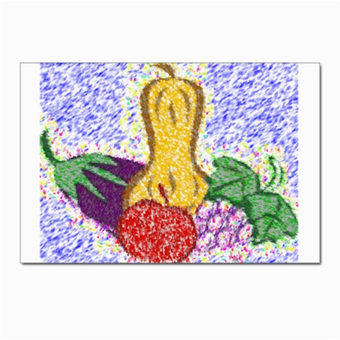 Fruit and Veggies Postcard 4 x 6  (Pkg of 10) from ArtsNow.com Front