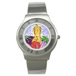 Fruit and Veggies Stainless Steel Watch