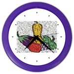 Fruit and Veggies Color Wall Clock