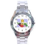 Fruit and Veggies Stainless Steel Analogue Men’s Watch