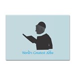 World s Best Father (English) Sticker A4 (10 pack)