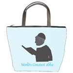 World s Best Father (English) Bucket Bag