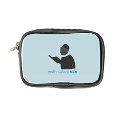 World s Best Father (Hebrew) Coin Purse from ArtsNow.com Front