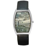 Peggy s Cove Lighthouse Barrel Style Metal Watch