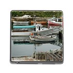 Boats in Peggy s Cove Memory Card Reader with Storage (Square)