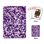 Purple Abstract Playing Cards Single Design