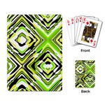 Green Haze Playing Cards Single Design