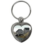 Peggy s Cove Dock Key Chain (Heart)