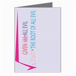 Square Root of all Evil Greeting Card