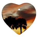 Tropical Vacation Ornament (Heart)