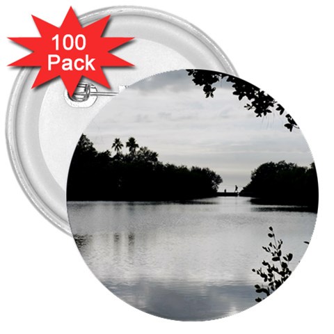 Day At The Beach 3  Button (100 pack) from ArtsNow.com Front