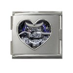 Nova Motor Mega Link Heart Italian Charm (18mm)