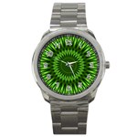 Green Lagoon Sport Metal Watch