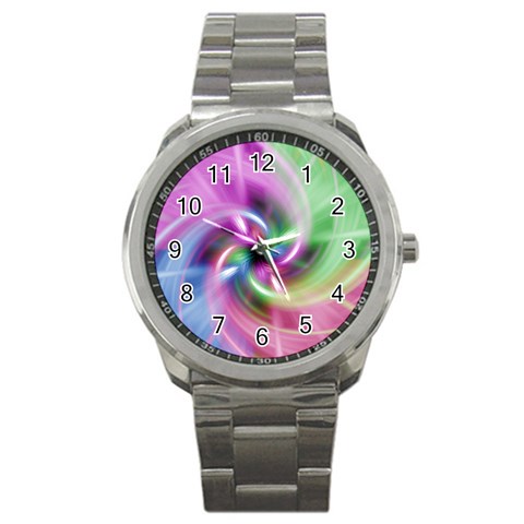 Multi Twist Sport Metal Watch from ArtsNow.com Front