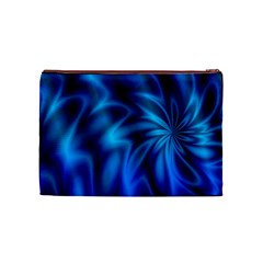 Blue Swirl Cosmetic Bag (Medium) from ArtsNow.com Front