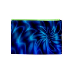 Blue Swirl Cosmetic Bag (Medium) from ArtsNow.com Back