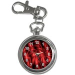 Red Swirl Key Chain Watch
