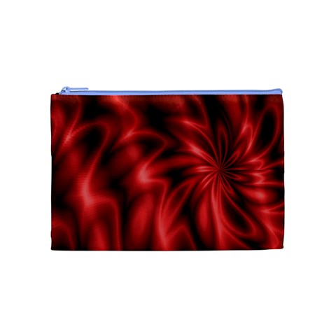 Red Swirl Cosmetic Bag (Medium) from ArtsNow.com Front