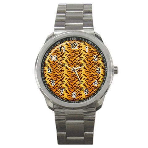 Just Tiger Sport Metal Watch from ArtsNow.com Front