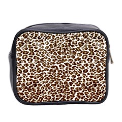 Just Snow Leopard Mini Toiletries Bag (Two Sides) from ArtsNow.com Back