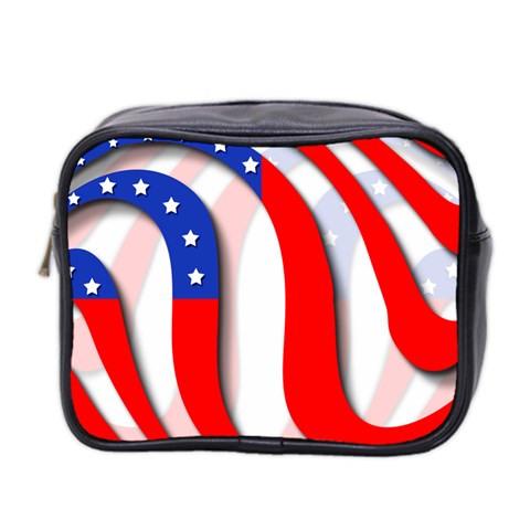 USA Mini Toiletries Bag (Two Sides) from ArtsNow.com Front