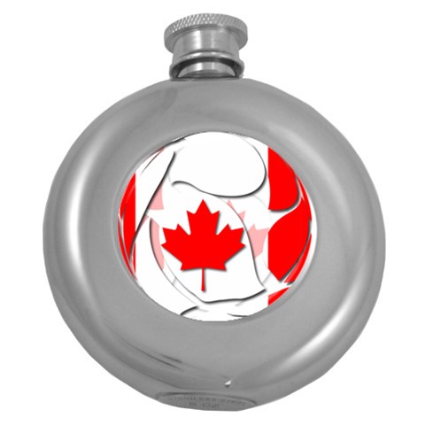 Canada Hip Flask (5 oz) from ArtsNow.com Front