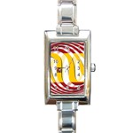 Spain Light Rectangular Italian Charm Watch