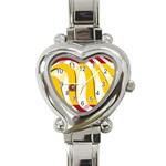 Spain Light Heart Italian Charm Watch