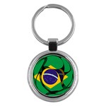Brazil Key Chain (Round)