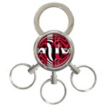 Denmark 3-Ring Key Chain